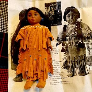 American girl Kaya little Nez Perce girl who loves horses and respects nature .